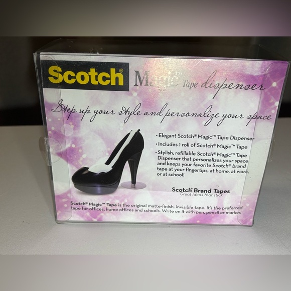 Scotch Zebra High Heel Tape Dispenser - Picture 2 of 2